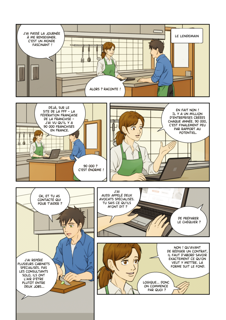 Chapitre 1, page 2 : guide devenir franchiseur