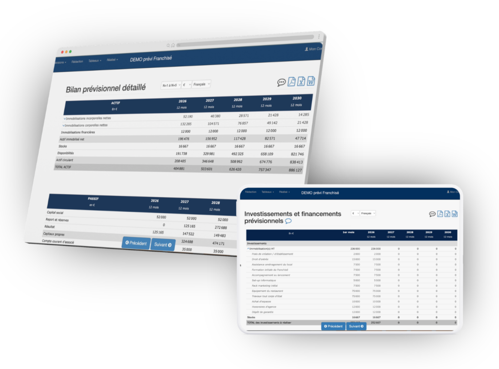 Modèle éco franchisé