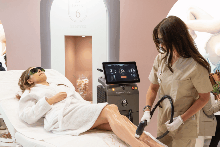 séance épilation avec une infirmière Laser 26
