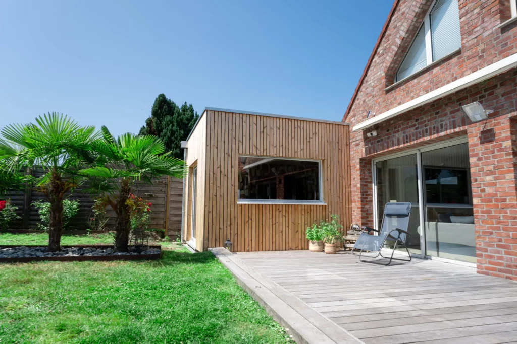maison avec extension Mon Extension Bois